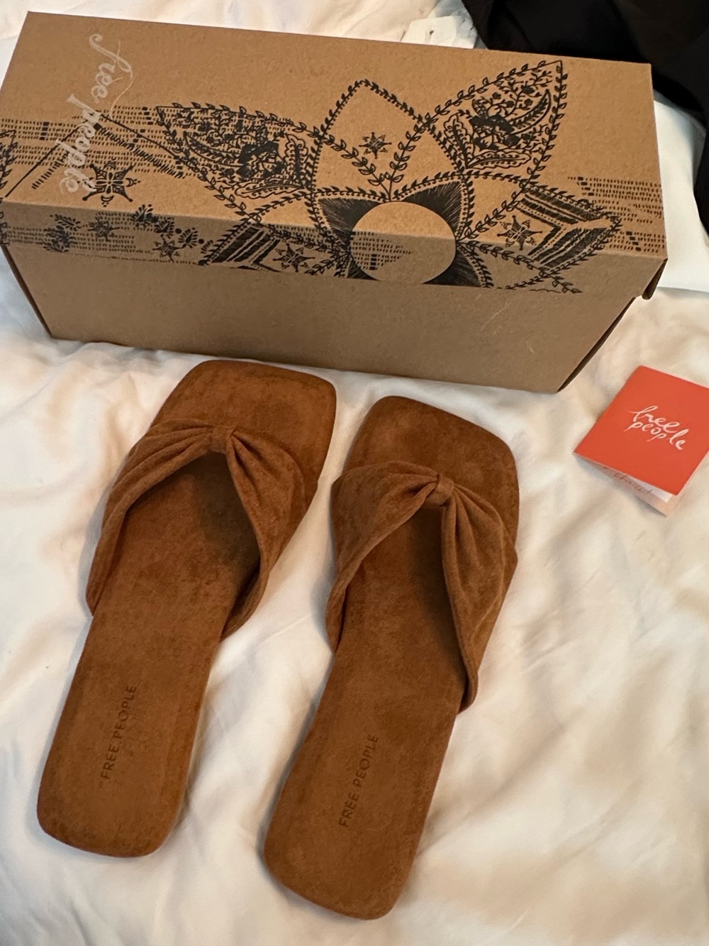 Tia Suede Sandal in Driftwood Tan - Size 8 NWT